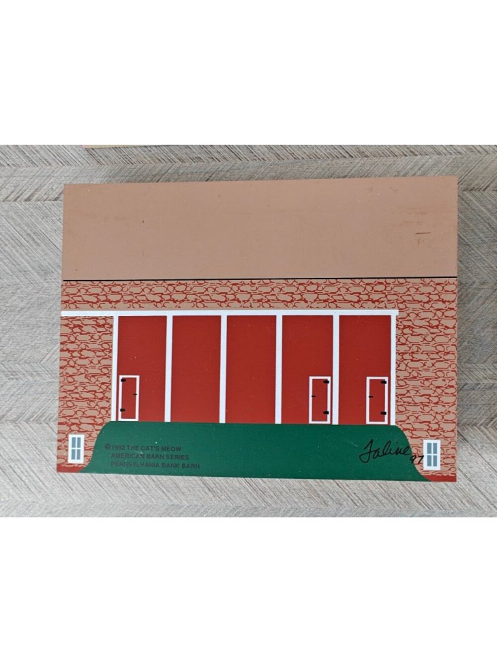 The Cat’s Meow 1992 American Barn Lot Of 4 Collectibles Vintage Rustic Décor - Picture 8 of 10